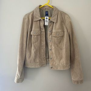 Rare NWT Gap Suede Jacket